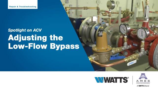 Setting ACV low flow bypass